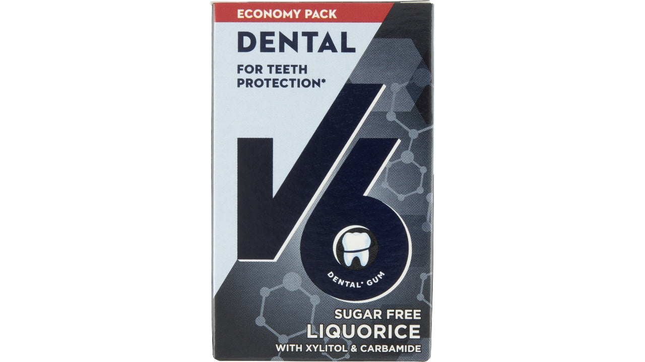 V6 liquorice 50stk 12x70g