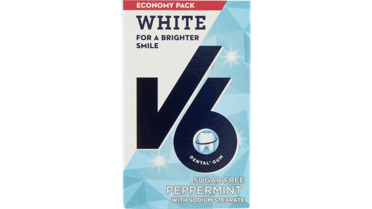 V6 white peppermint 50stk 12x72g