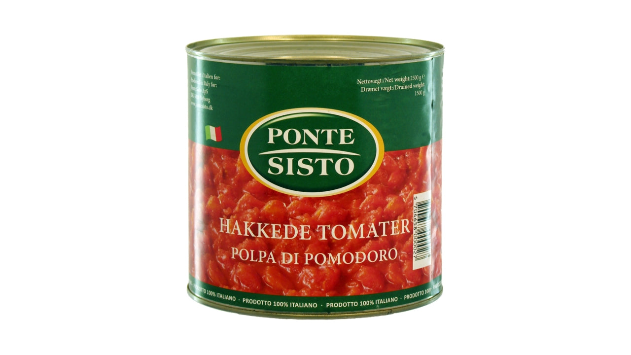Tomater hakkede 2,5kg/1,5kg