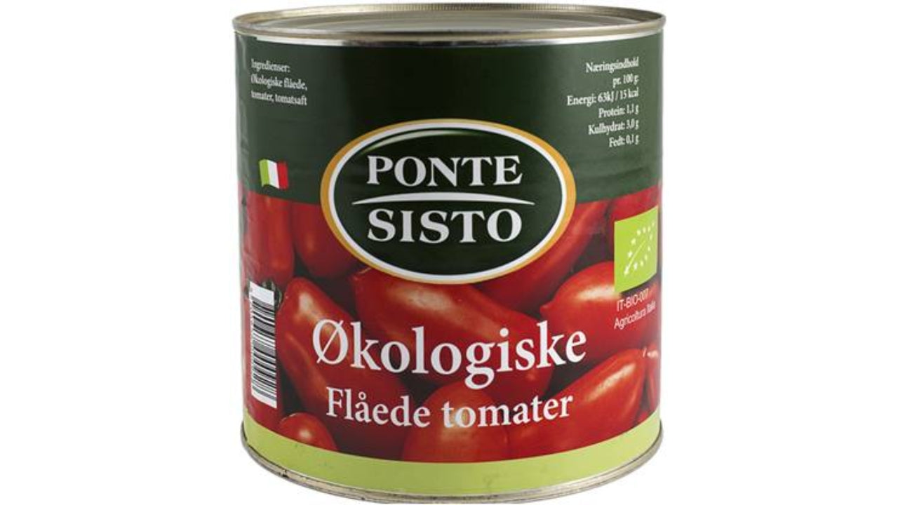 Øko Tomater flåede 2,5/1,5kg