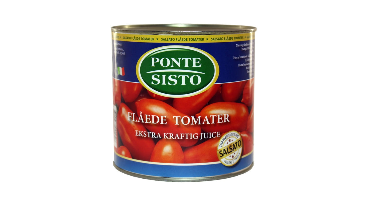 Tomater flåede salsato 2,5kg/1,5kg