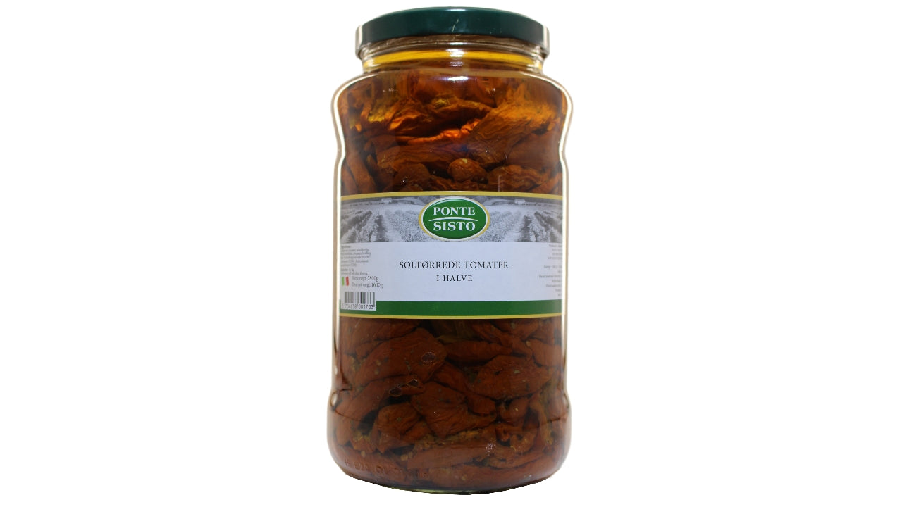Tomater soltørrede i olie 1,6kg
