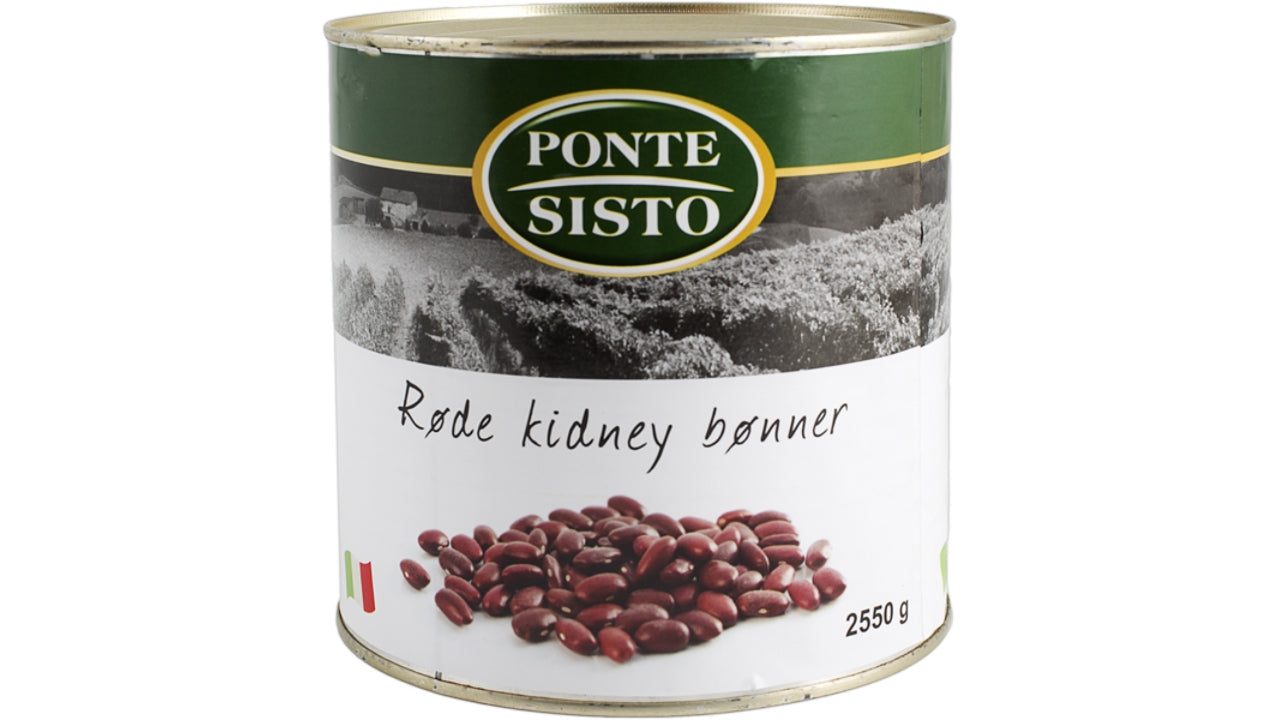 Bønner røde kidney 2,0/1,5kg