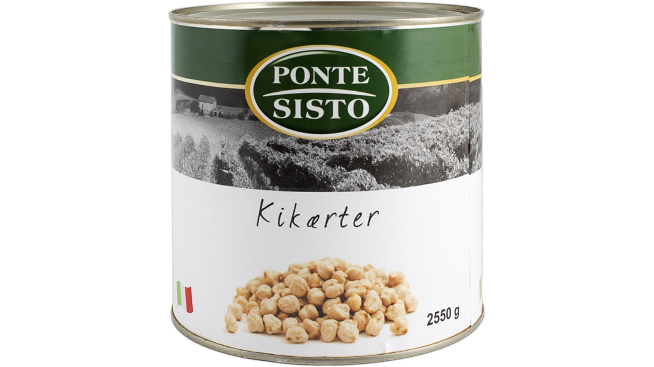 Kikærter forkogte  2,5/1,5kg