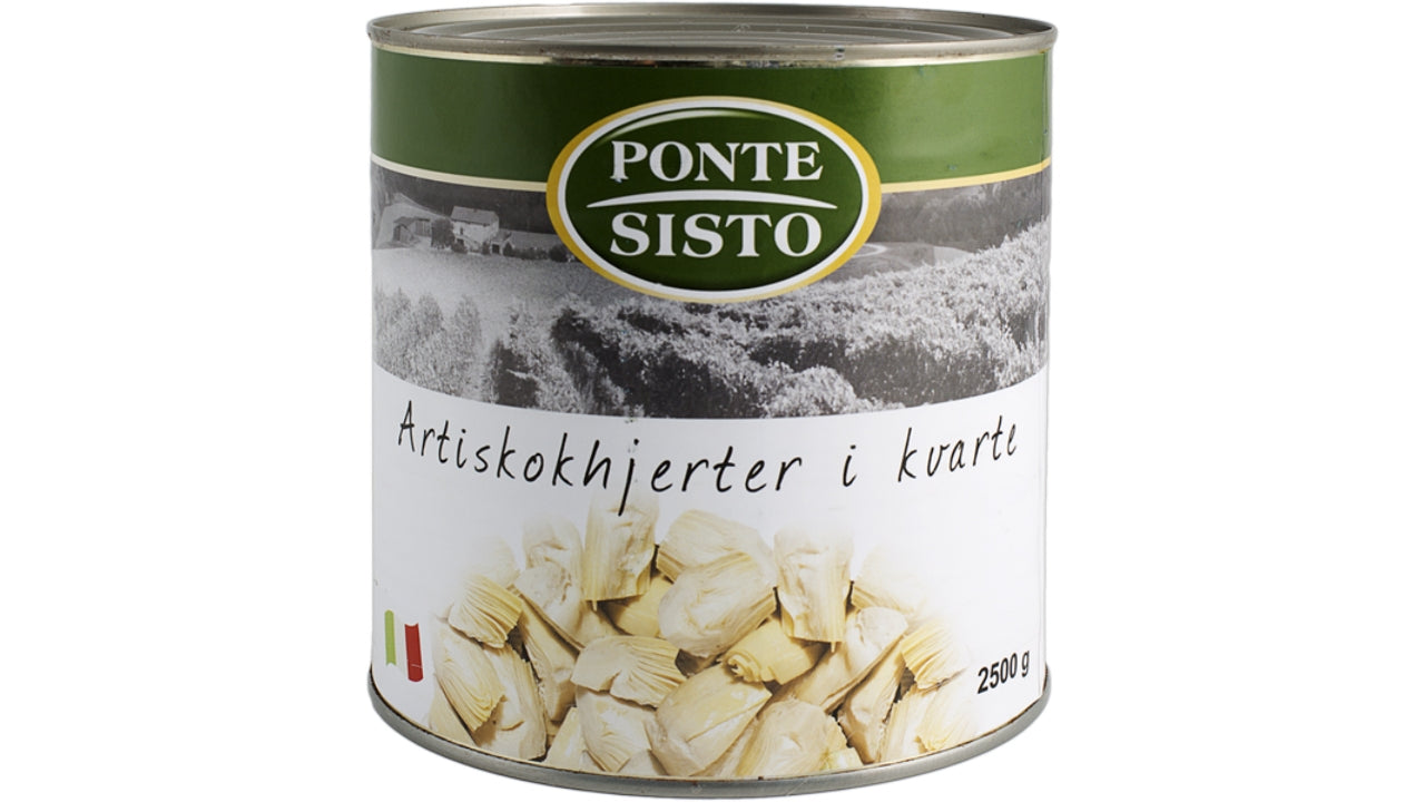 Artiskokhjerter kvarte 2,5kg/1,2kg