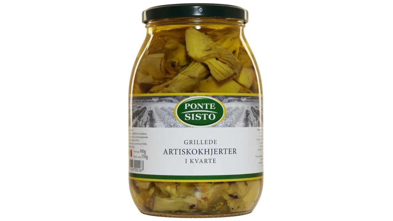 Artiskokhjerter 1/4 grillede 900g