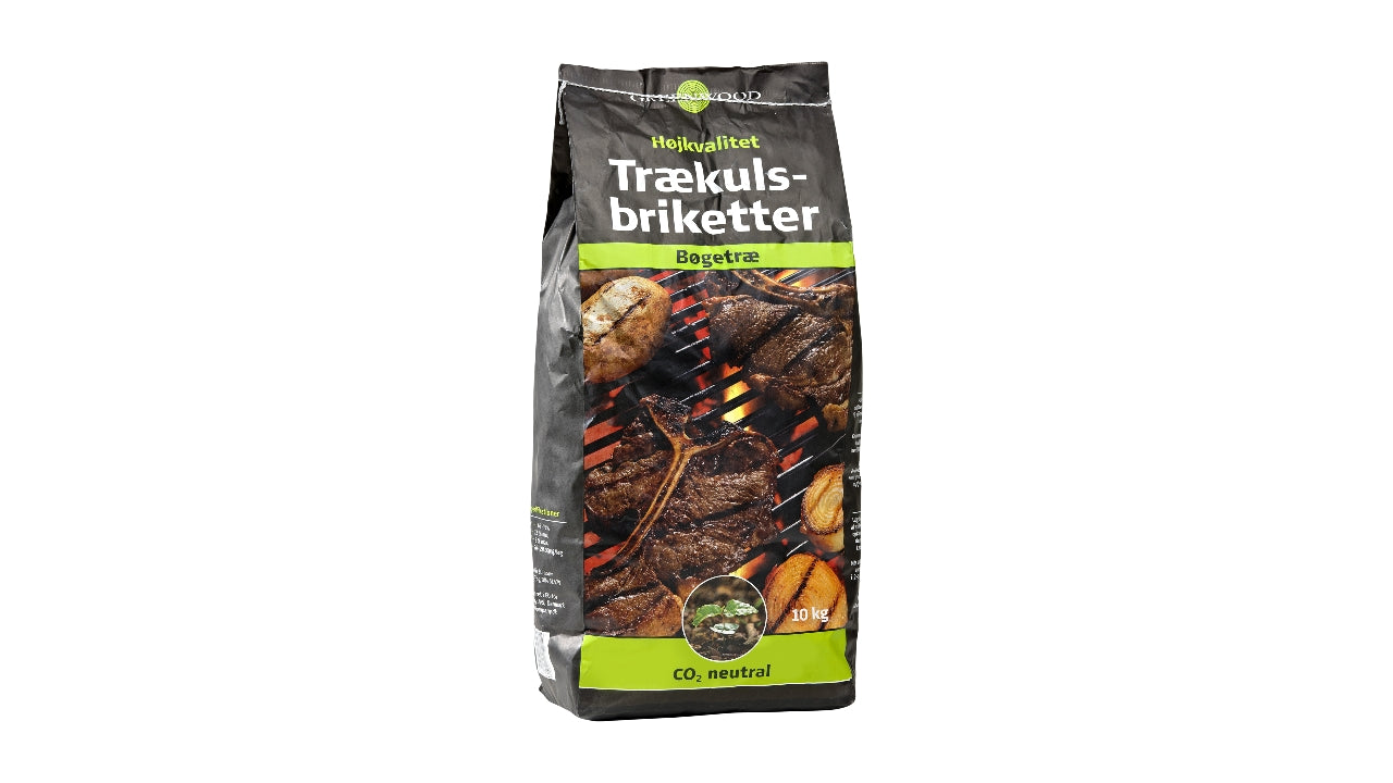 Trækulsbriketter 10kg