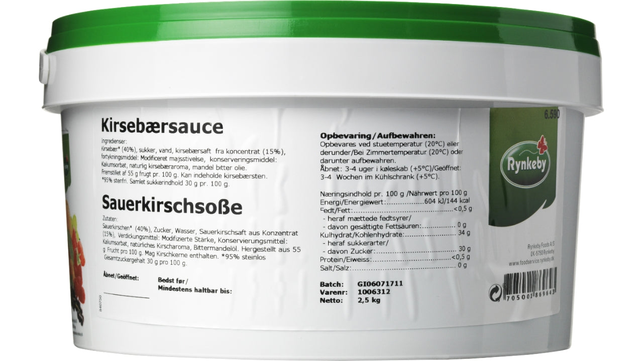 Kirsebærsauce 2,5kg