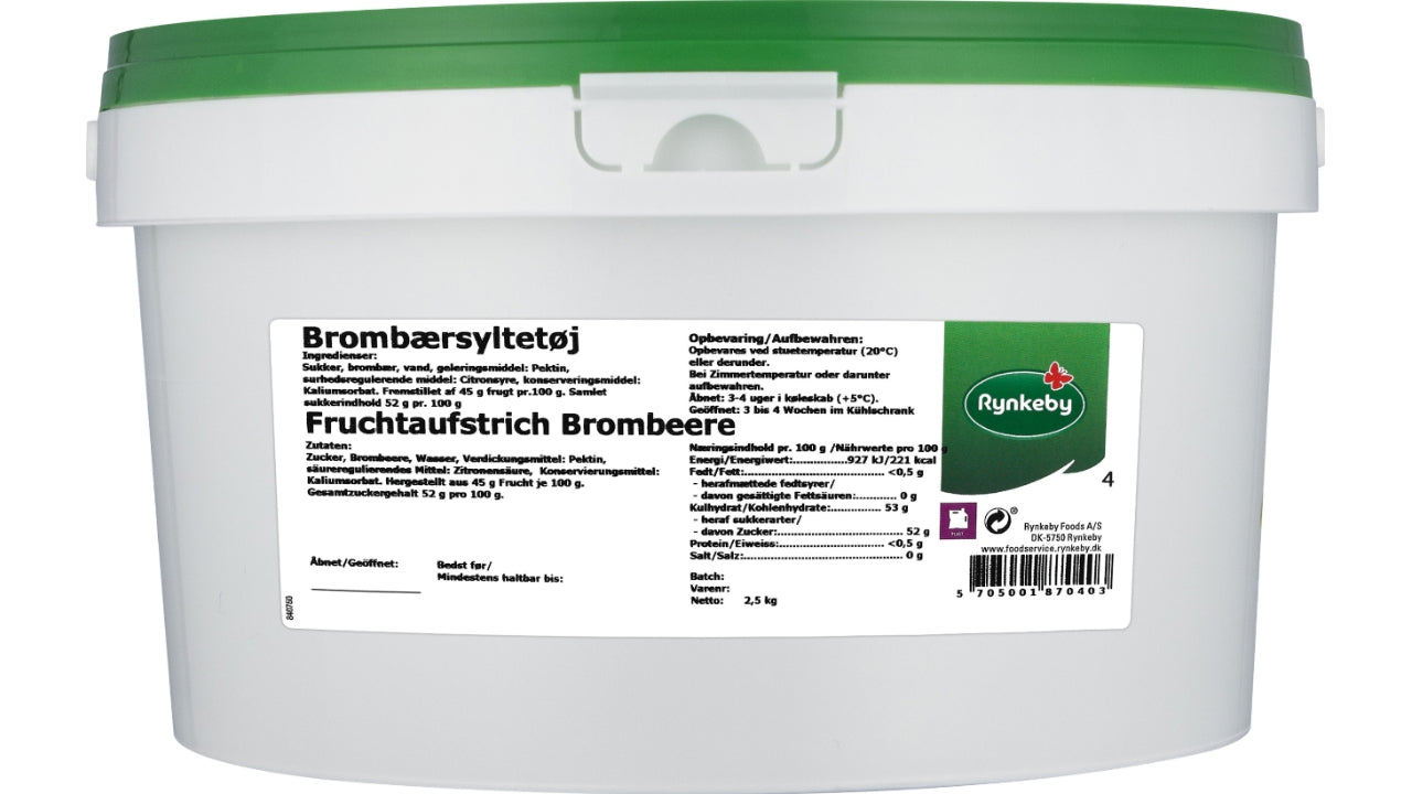 Brombær Syltetøj 2,5kg