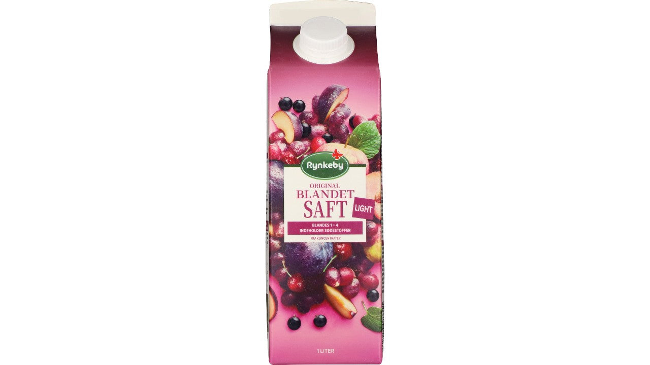 Blandet saft light 1L