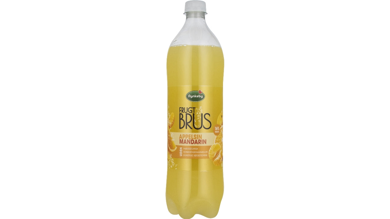 Appelsin og mandarindrik med brus 1L