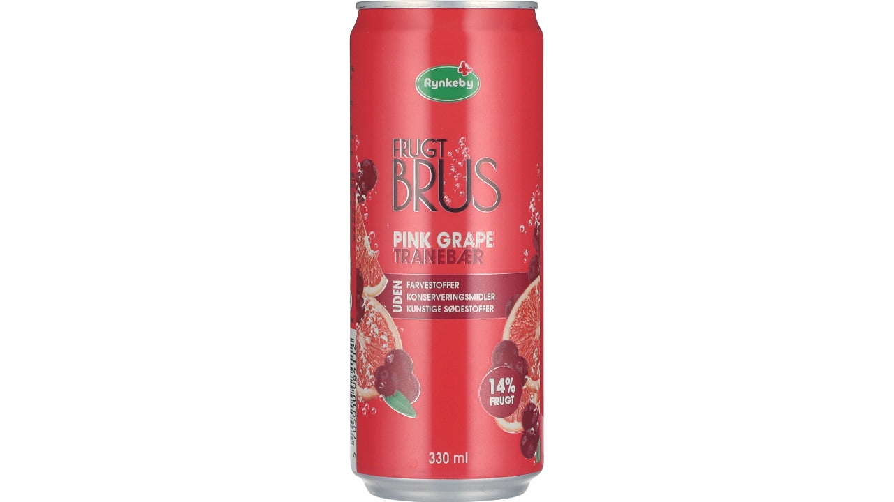 Pink grape tranebær med brus 33cl