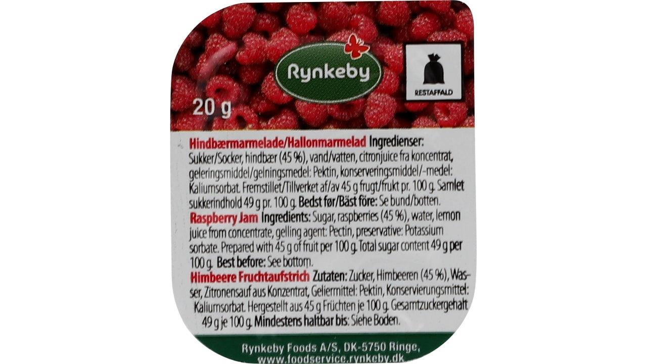 Hindbær Marmelade 132x20g