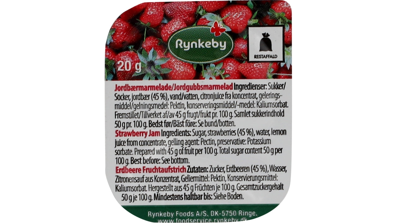 Jordbær Marmelade 132x20g