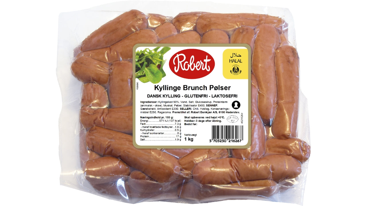 Brunchpølse kylling 20g 1kg