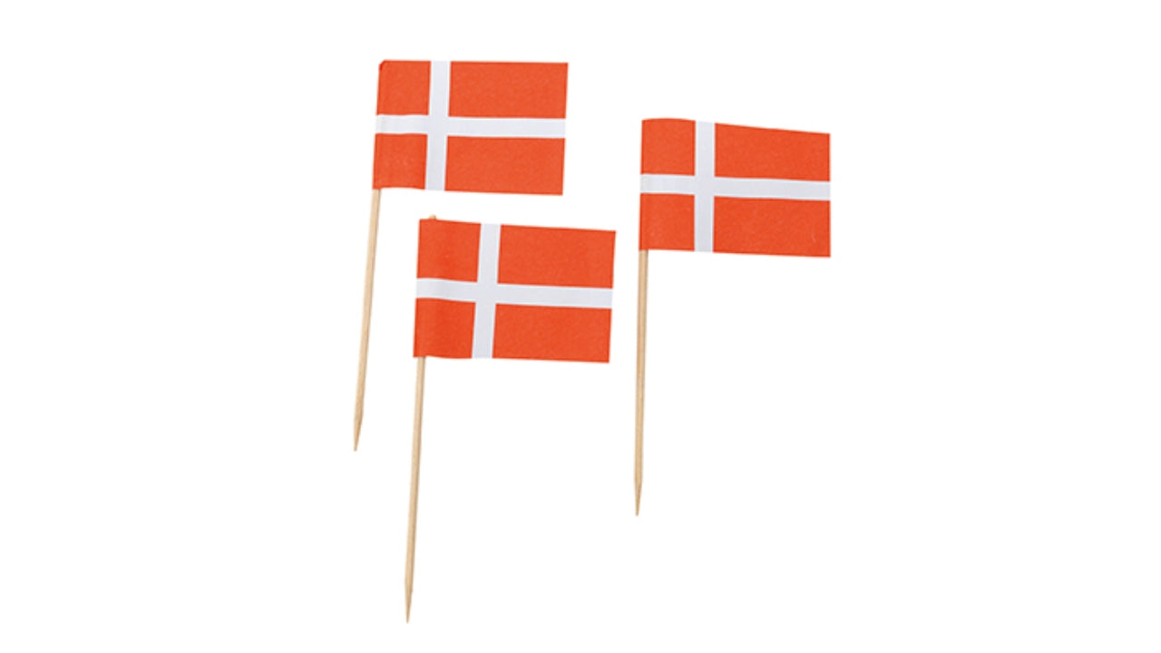Danske flag 50x35 mm