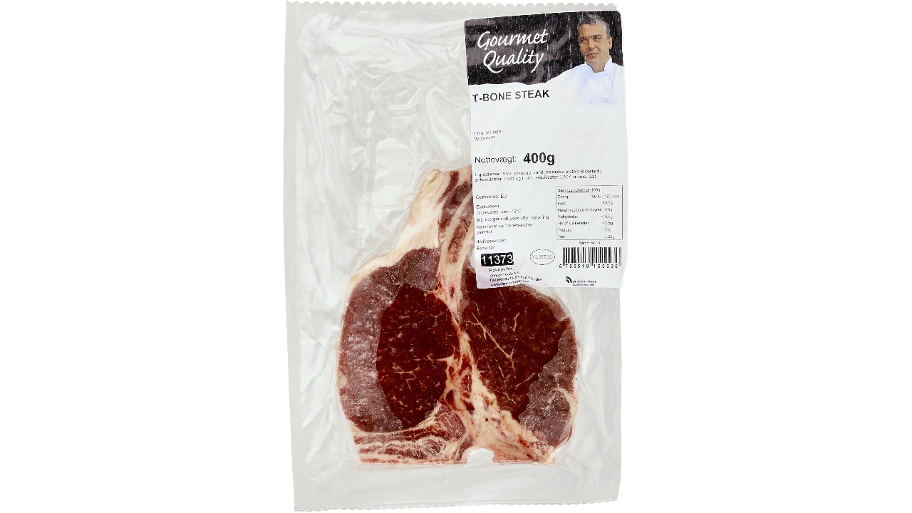Okse T-bone 5% lage 400g