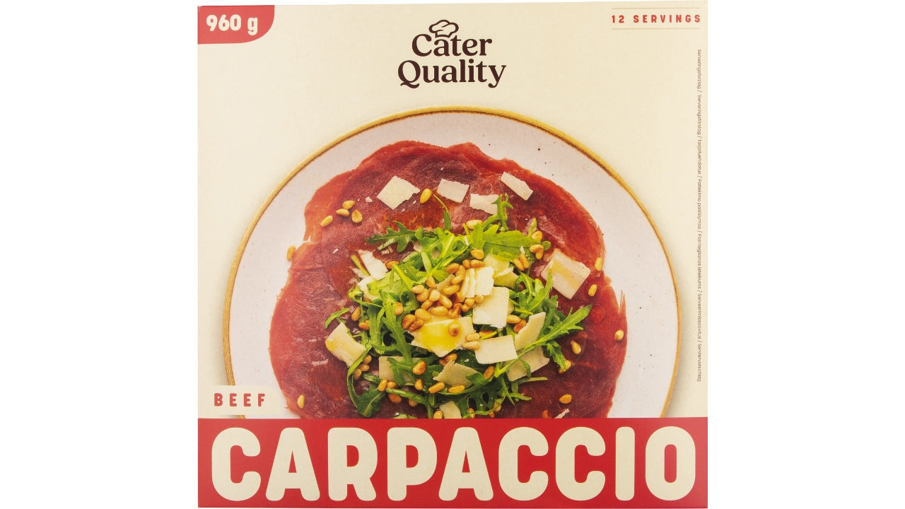 Carpaccio i skiver 12x80g
