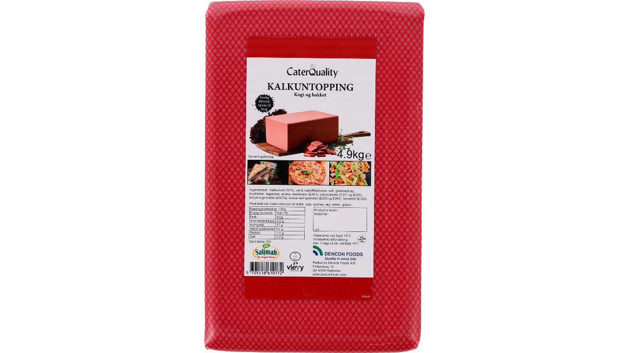 Pizzatopping kalkun 4,9kg