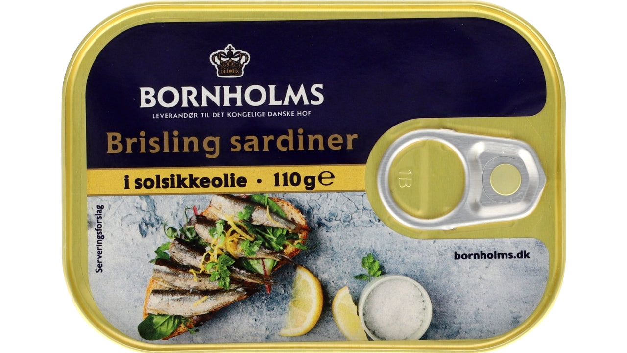 Sardiner i solsikkeolie 110g