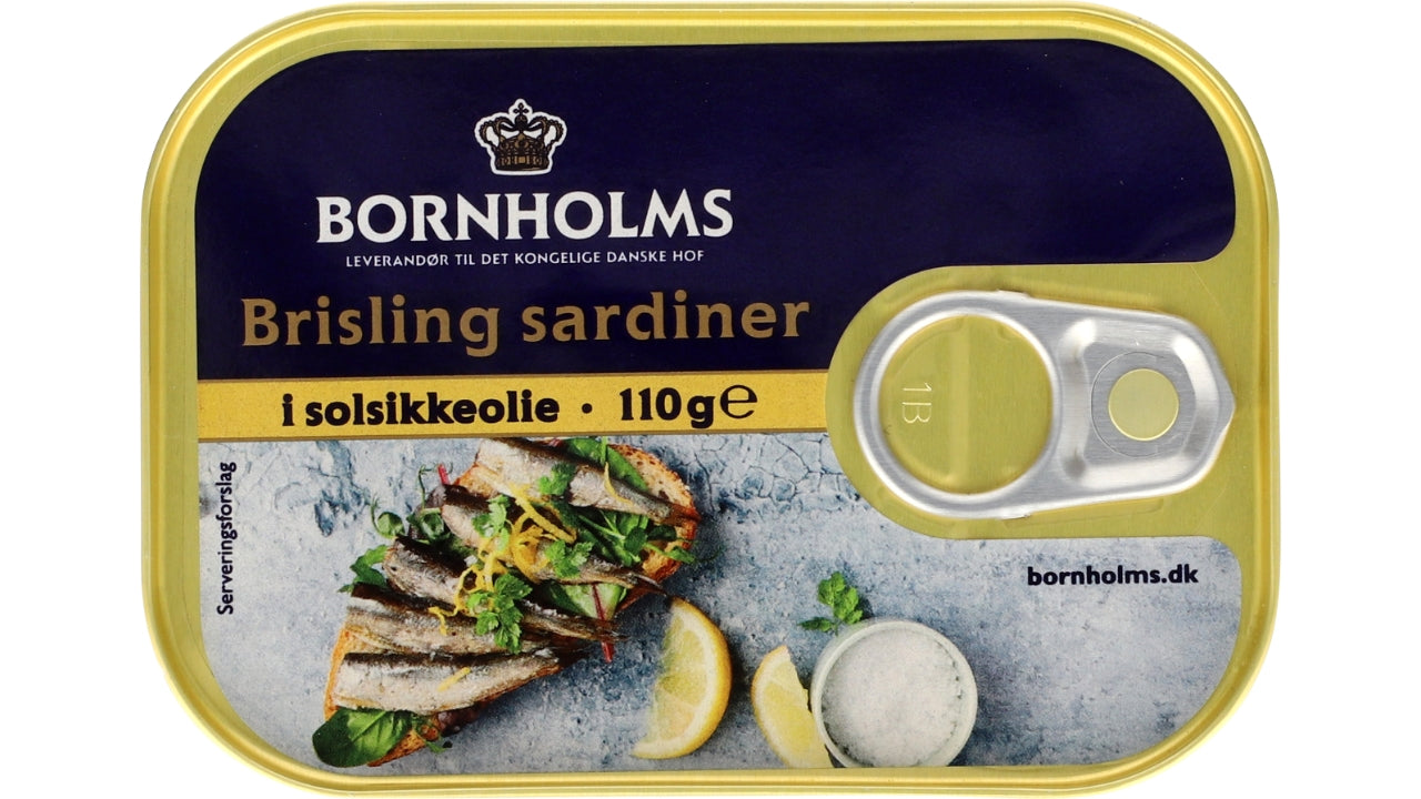 Sardiner i solsikkeolie 110g