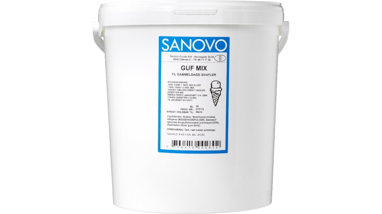 Pulvermix til skum/guf mix 8kg