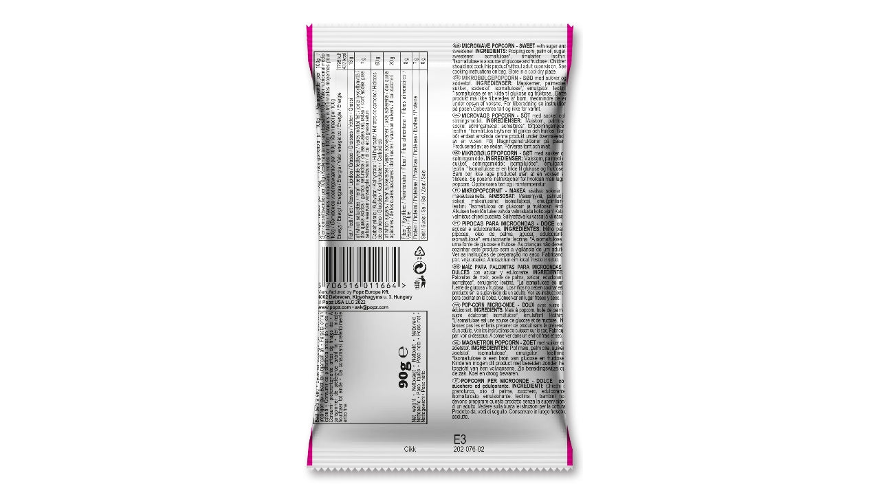 Mikropopcorn sweet  90g