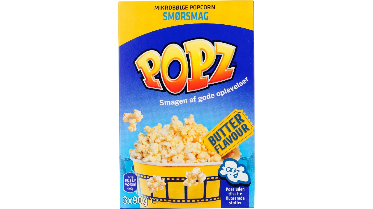 Popcorn micro butter 3pk 270g