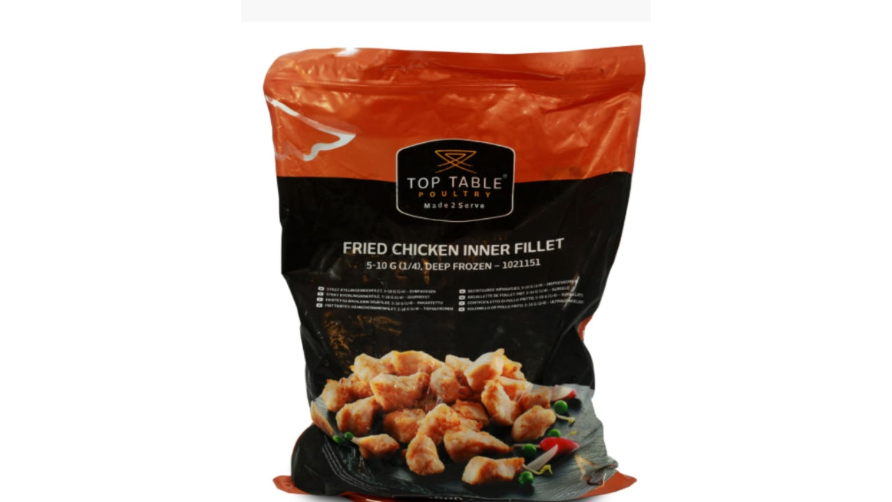 Kyllingeinderfilet 5-10g stegt 2,5kg
