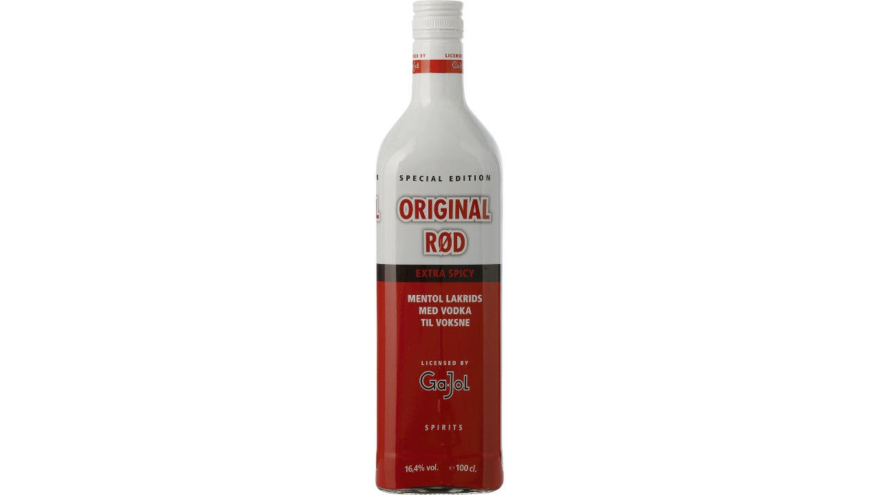 SMÅ RØDE Raspberry Liquorice 16,4% 1L