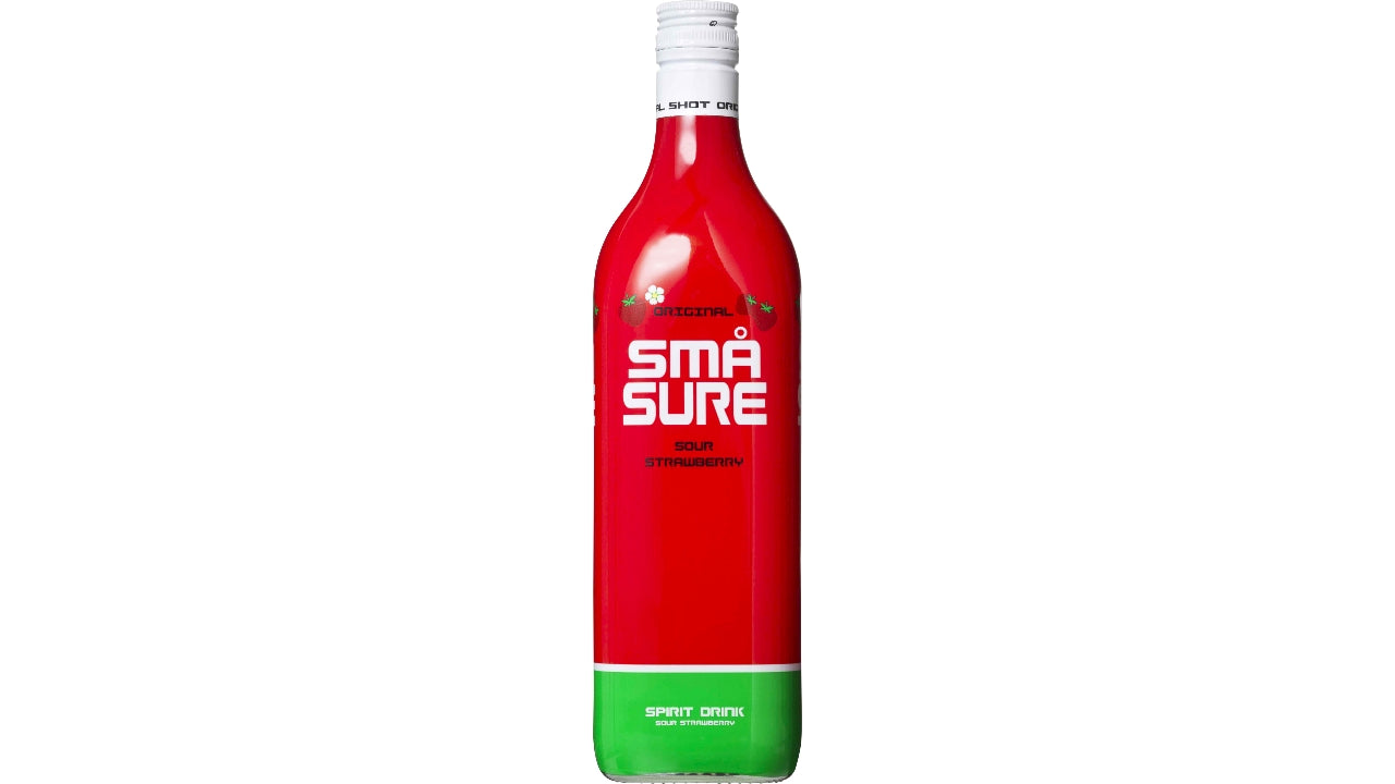 SMÅ SURE Sour Strawberry 16,4% 1L