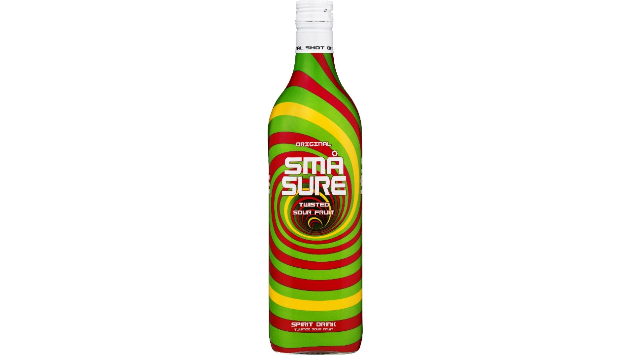 SMÅ SURE Twisted Sour Fruits 16,4% 1L