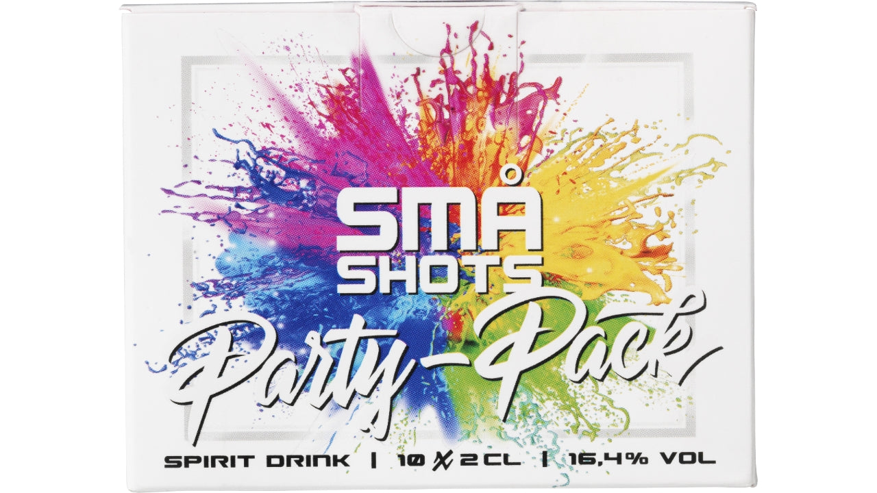 SMÅ SHOTS Party Mix Box 16,4% 10x2cl