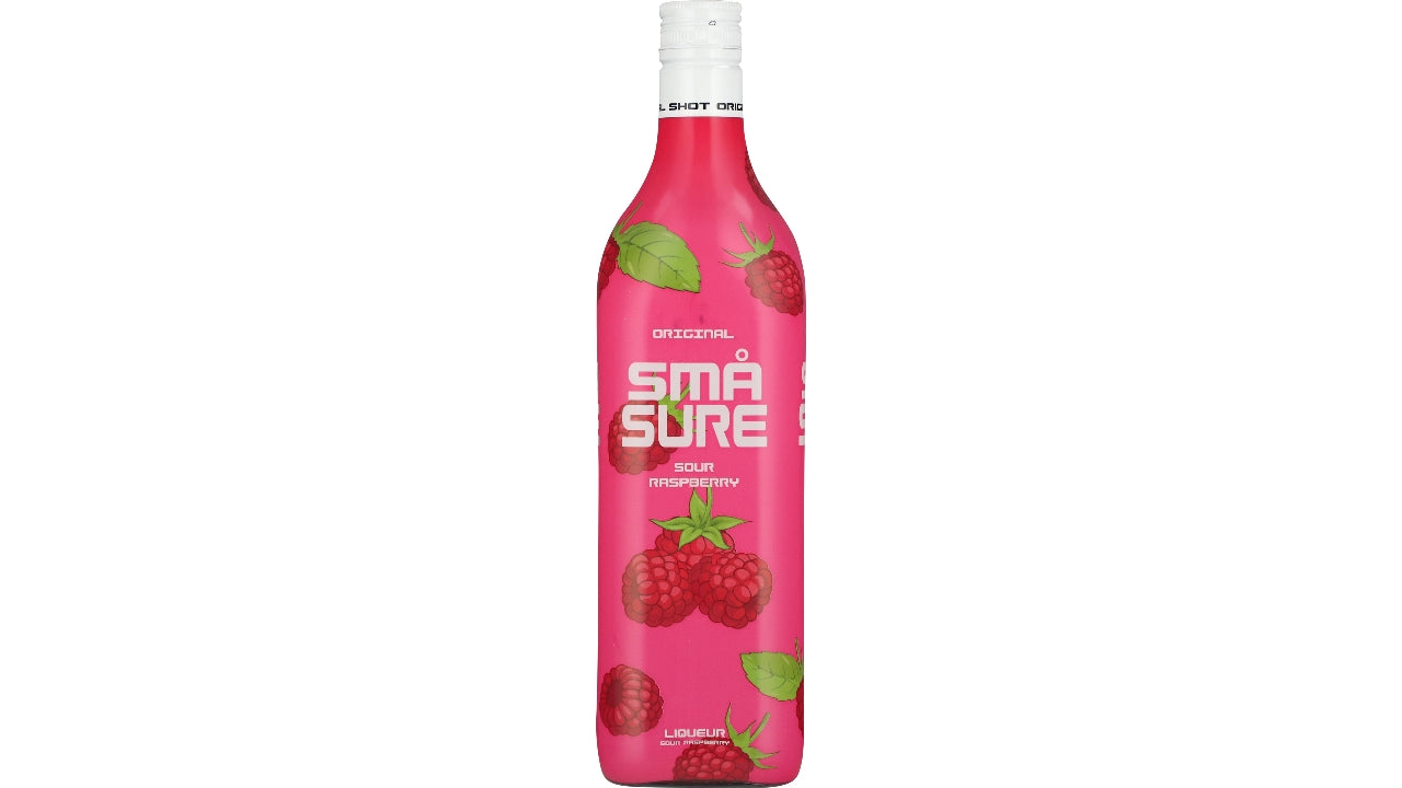 SMÅ SURE sour raspberry 16,4% 1L