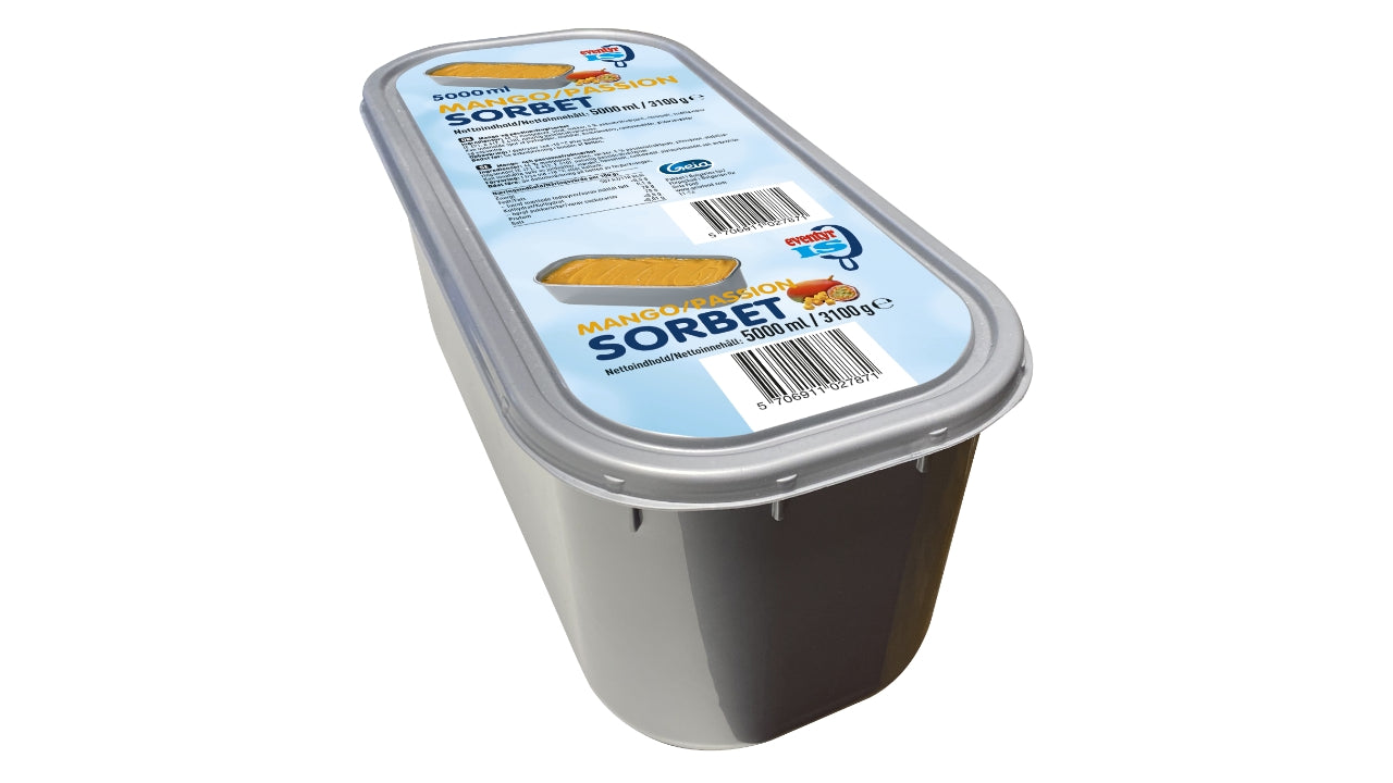 Mango/passion sorbet 5000ml