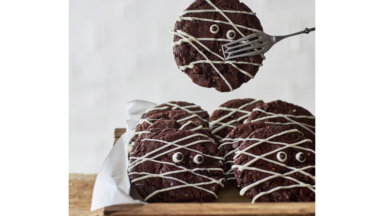 Mumie cookie mørk 18x93g