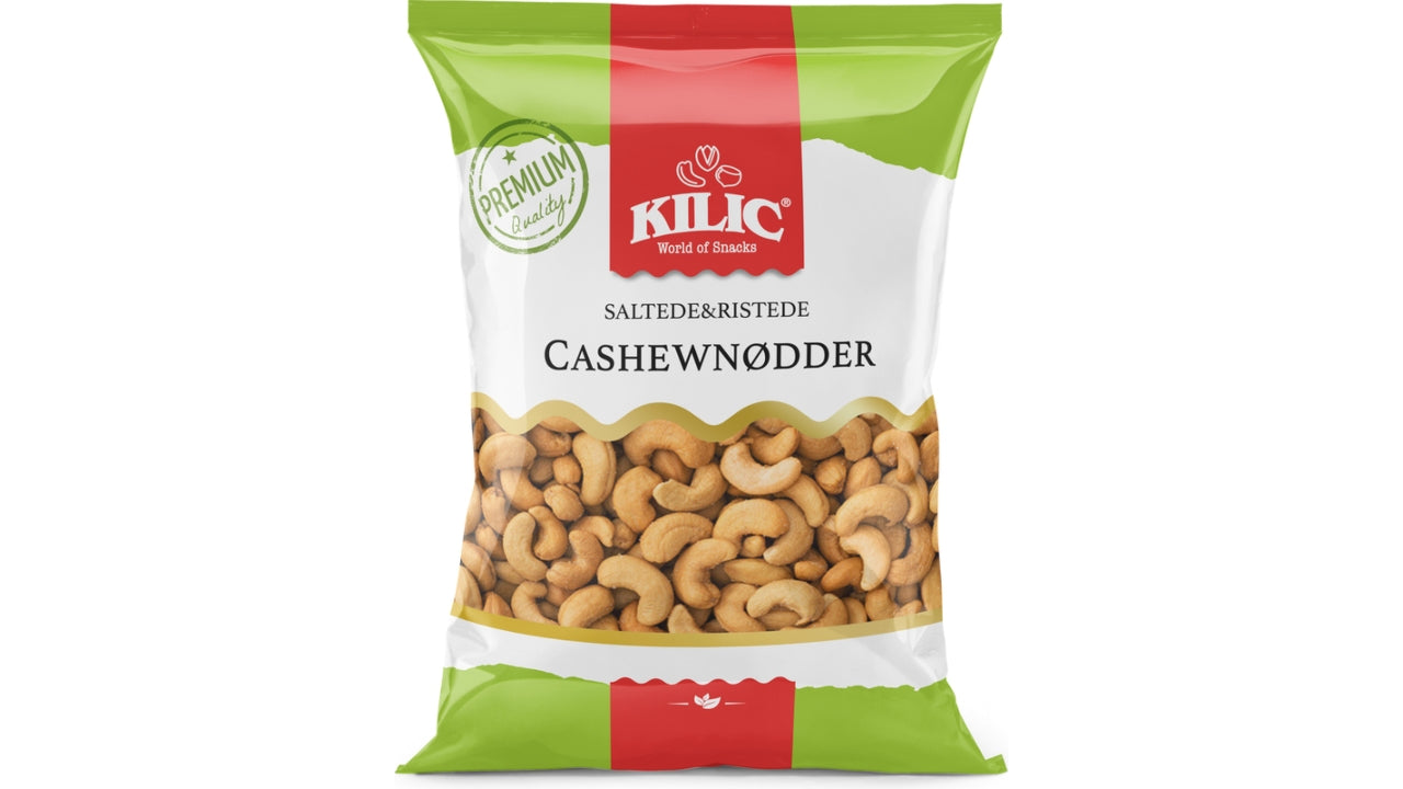 Cashewnødder ristede & saltede 800g