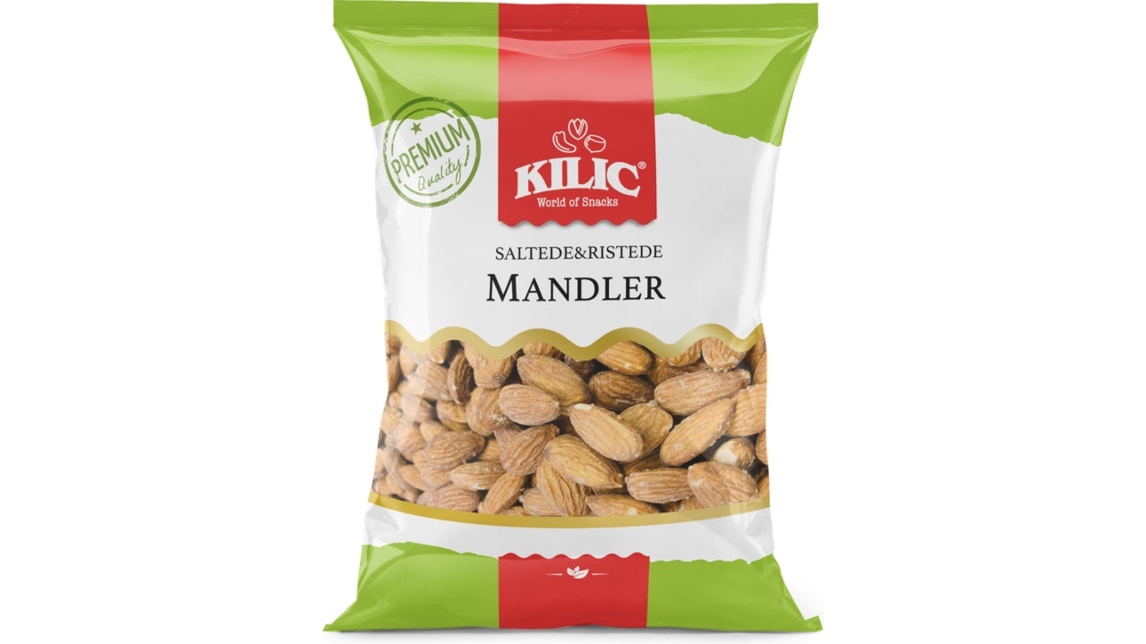Mandler saltede tørristede 800g