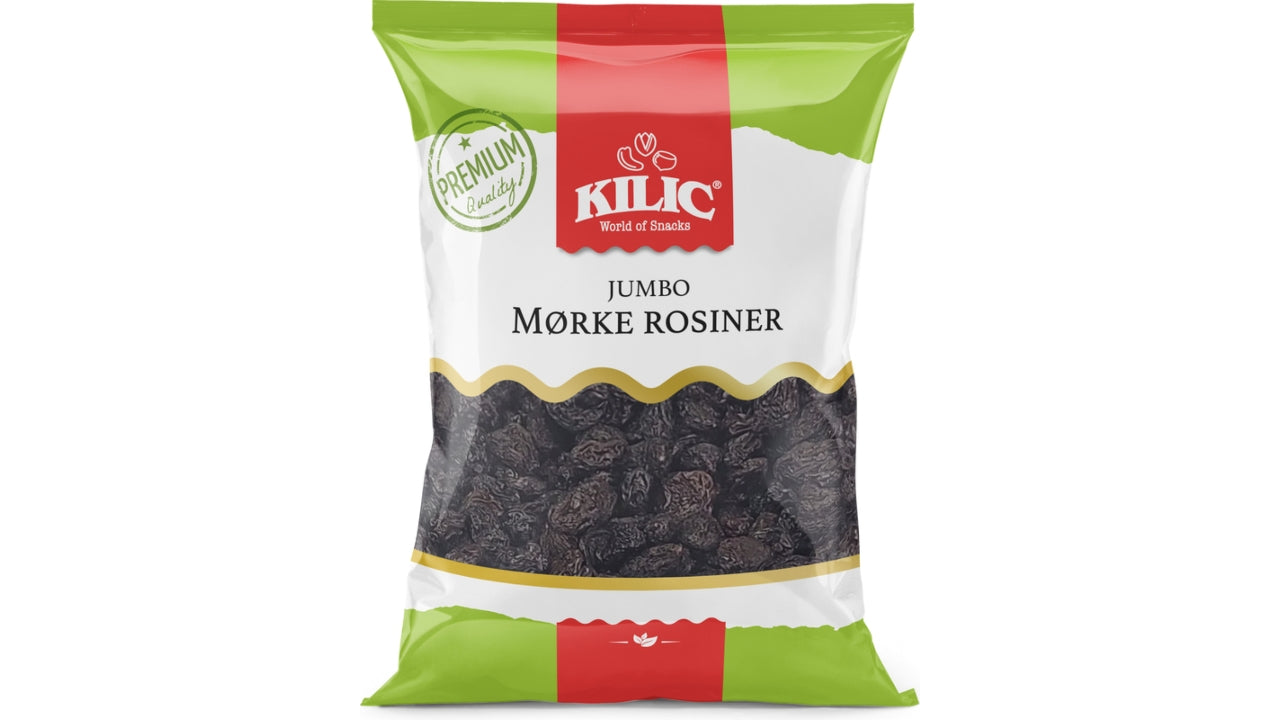Rosiner mørke jumbo 800g