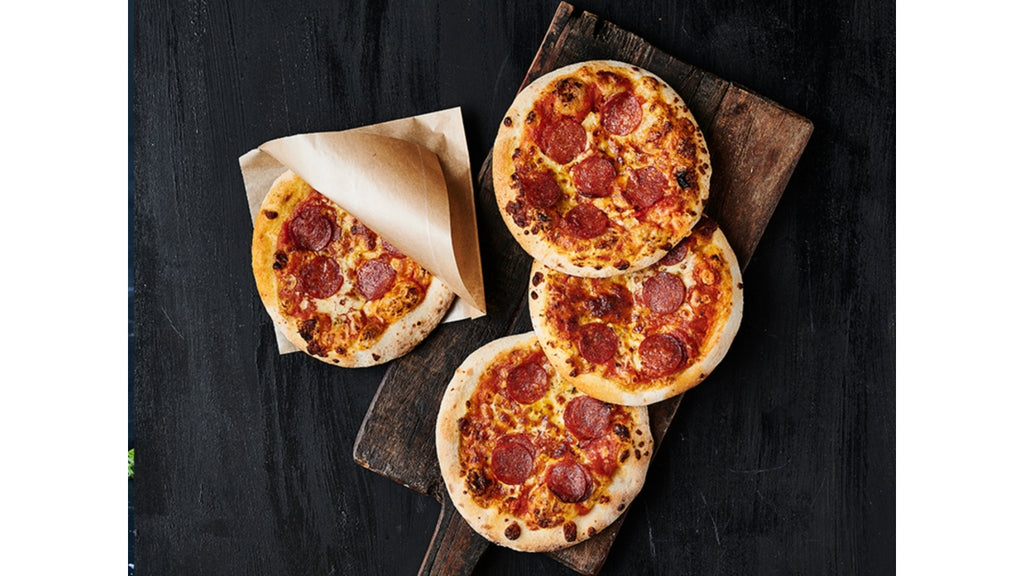 Pizza mini pepperoni 16cm 4x8stk