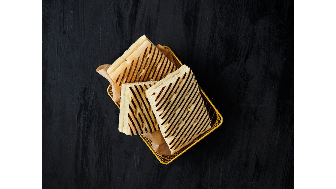 Focacciabrød m/grillstriber 6x6x90g