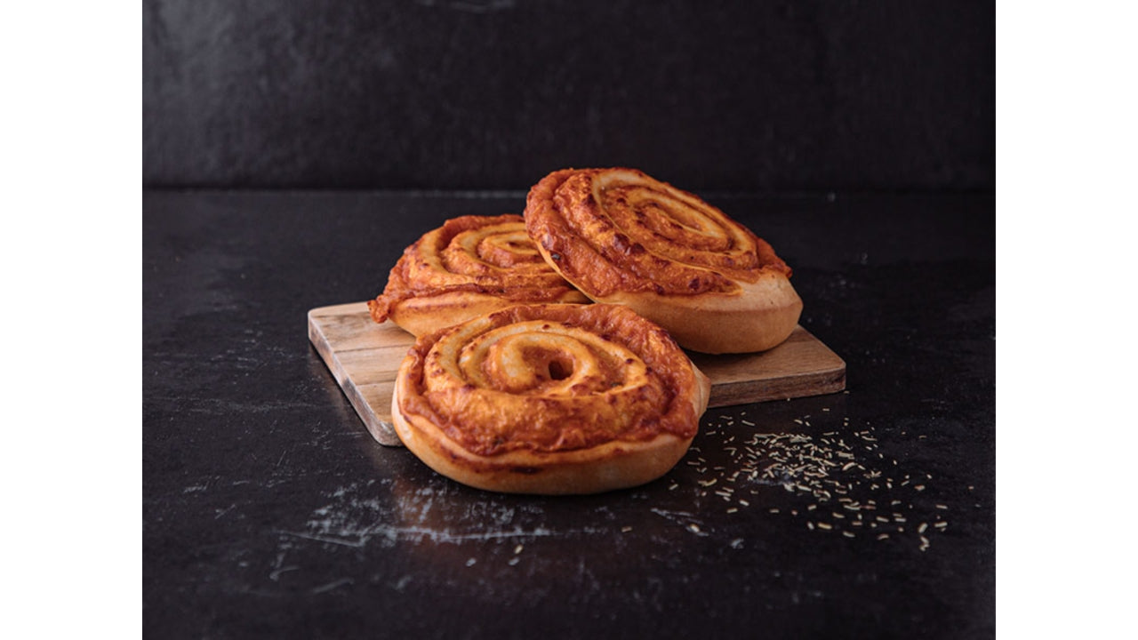 Pizzasnegl med tomat og ost 40x110g