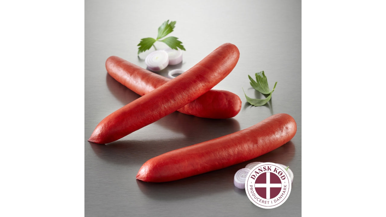 Pølse røde max ca 150g 2x2,5kg