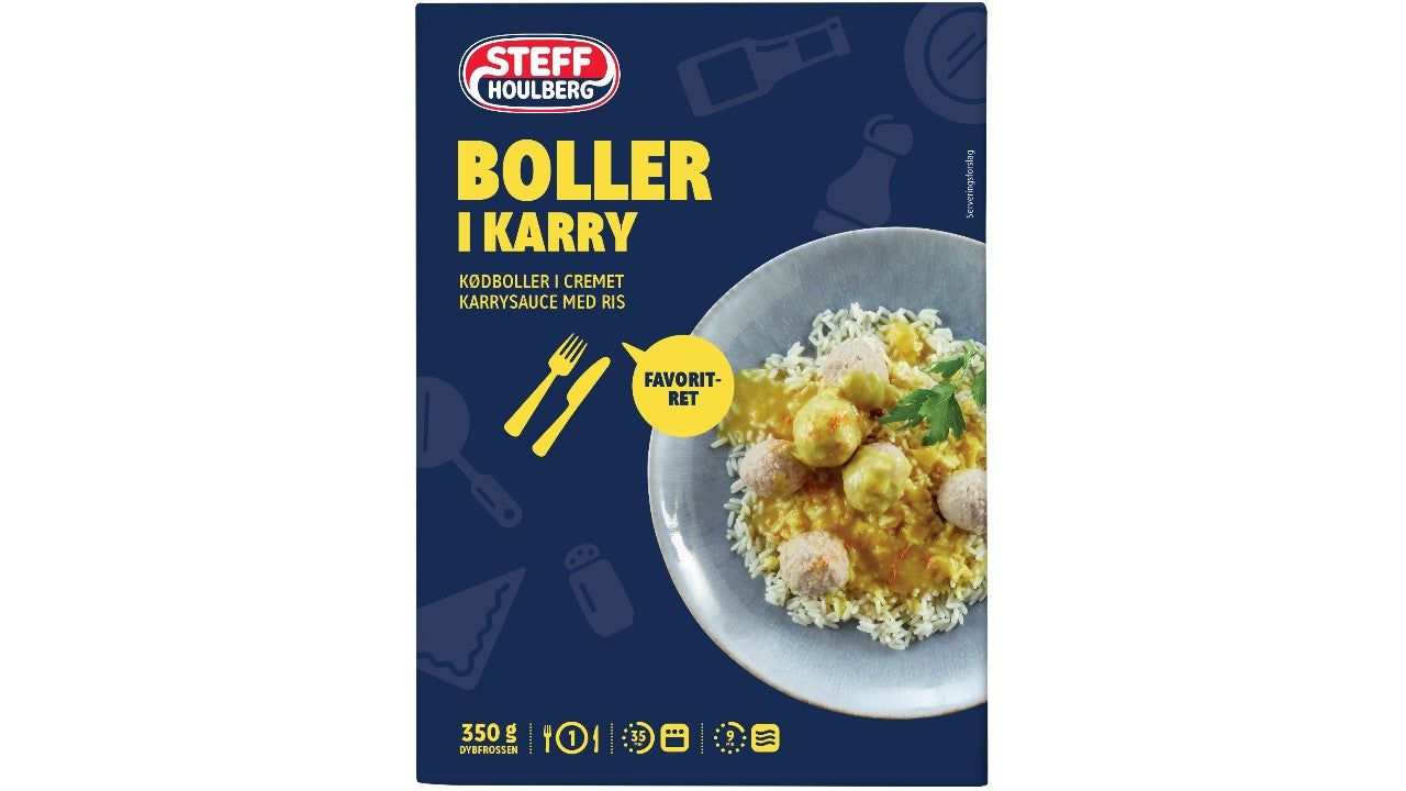 Boller i karry 350g