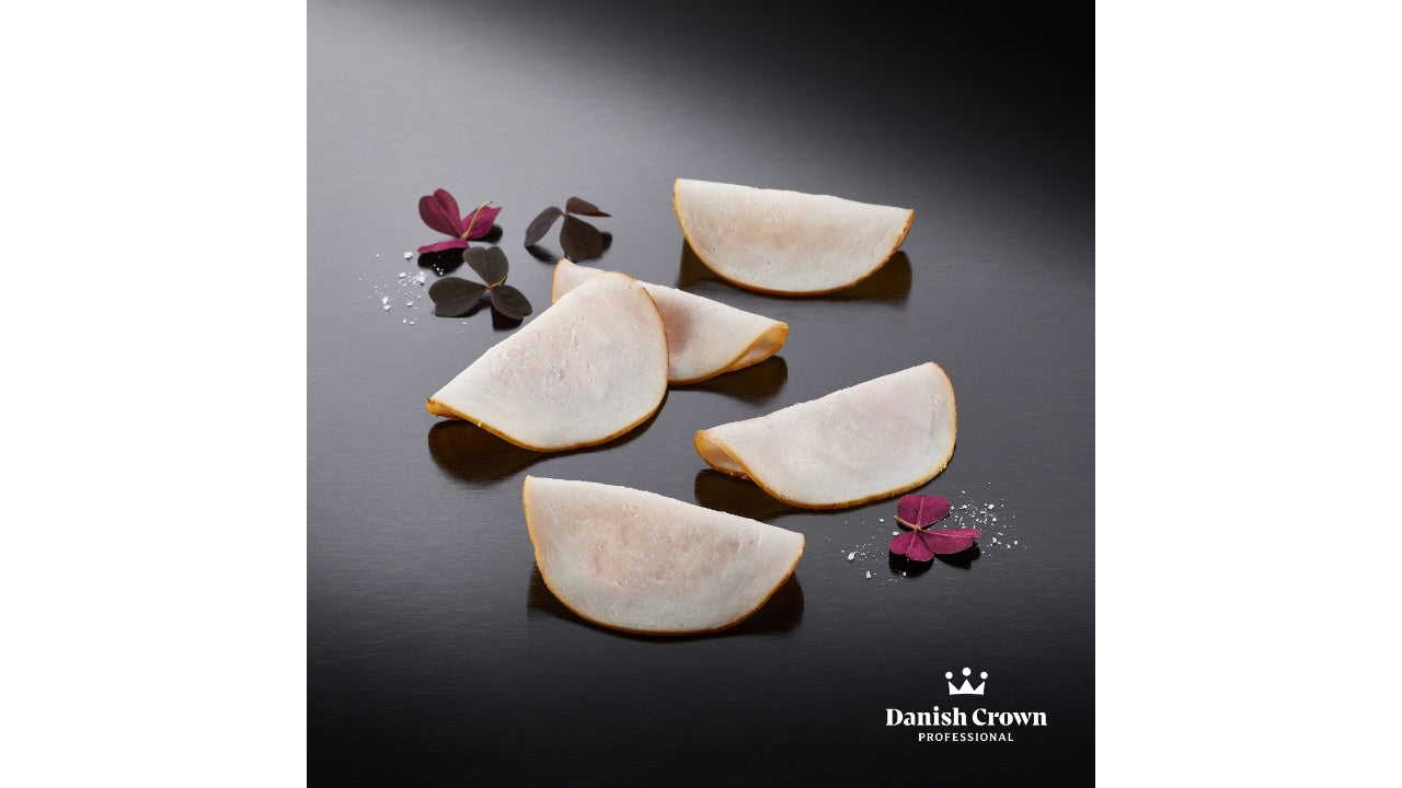 Kalkunbryst grillet røget i skiver 500g