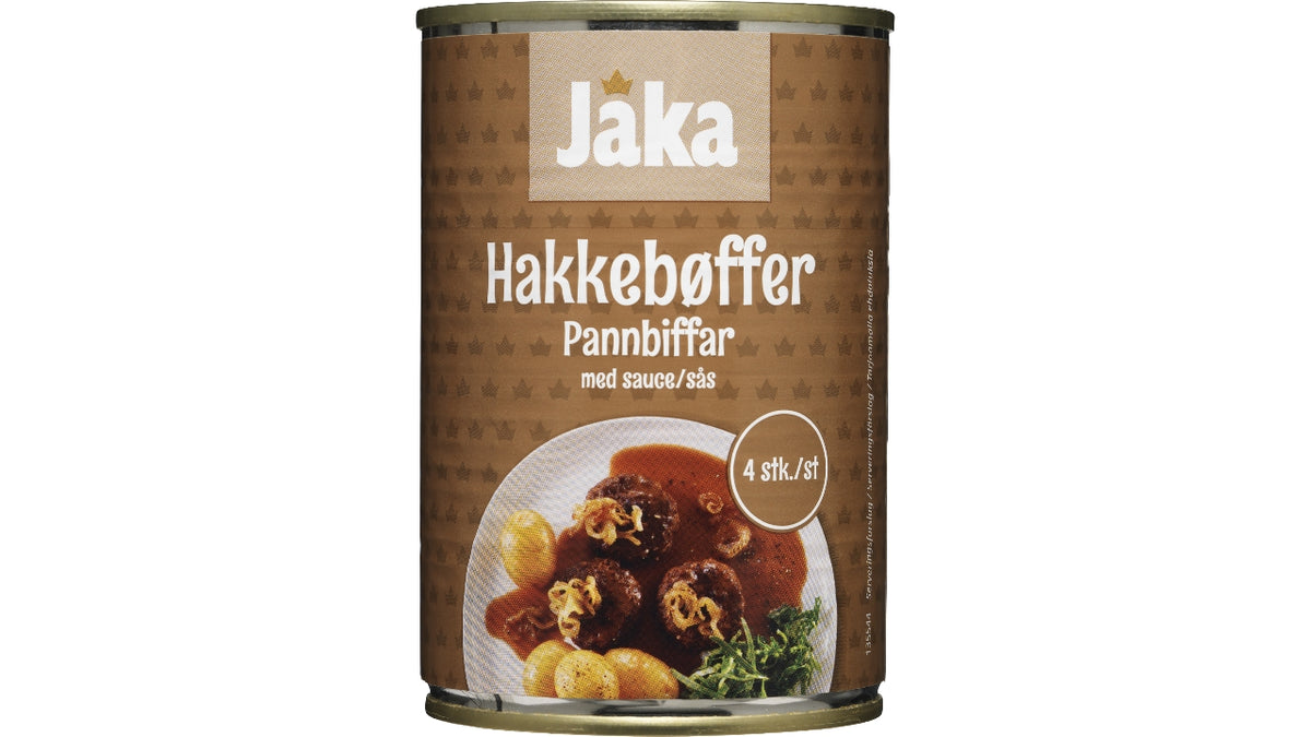 Hakkebøffer med sauce 410g