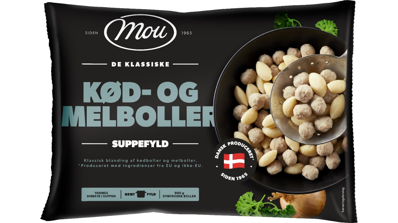 Kød- og melboller 900g