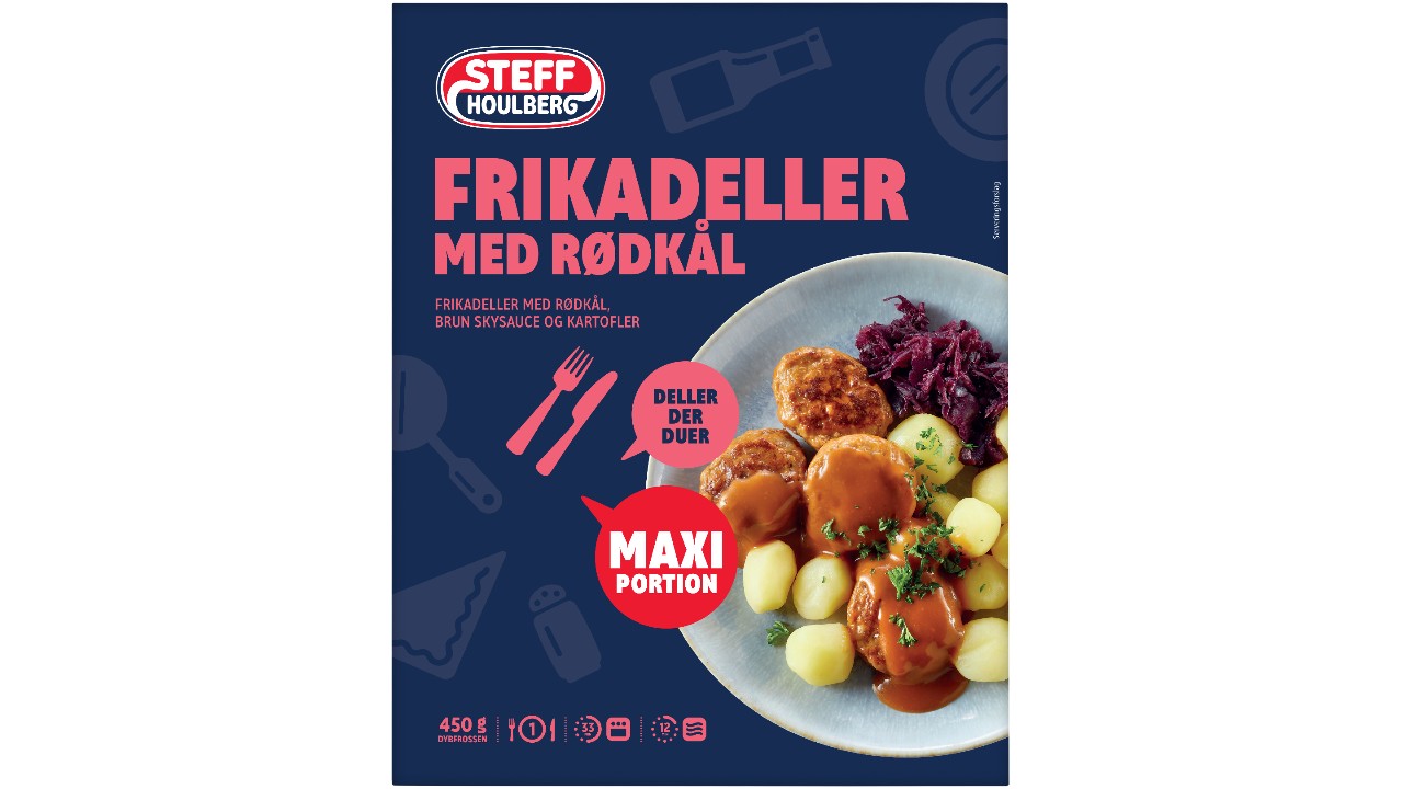 Frikadeller m/rødkål 450g