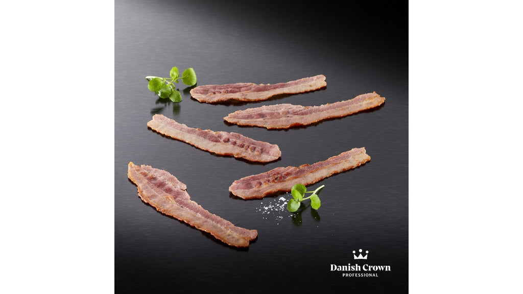 Bacon i skiver færdigstegt 500g