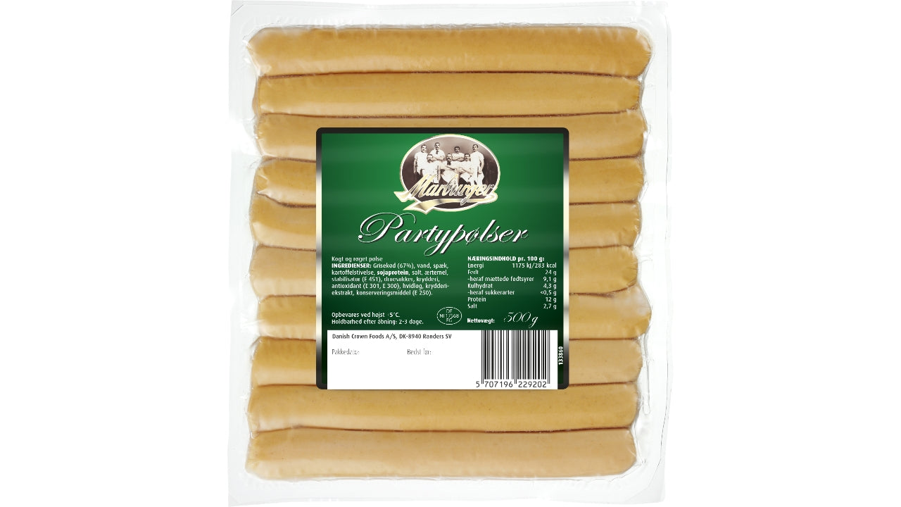 Party pølser 500g